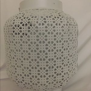 Large white design lantern
